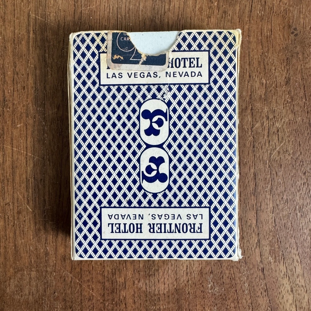 Frontier Hotel Las Vegas NV VINTAGE Bee Playing cards Full Deck in box‎